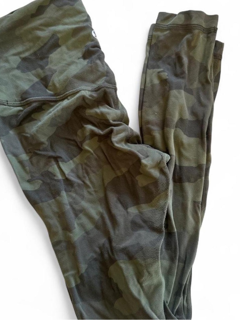lululemon athletica Women's Camo Leggings in Olive and Dark Green